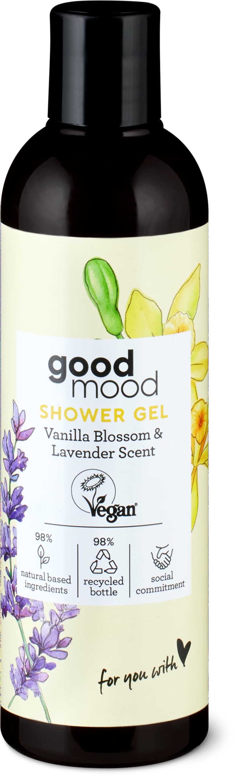 Gel doccia Vanilla Blossom & Lavender , vegano